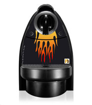Flaming coffee.K� Nespresso
