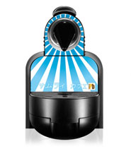 Blue samourai.M� Nespresso